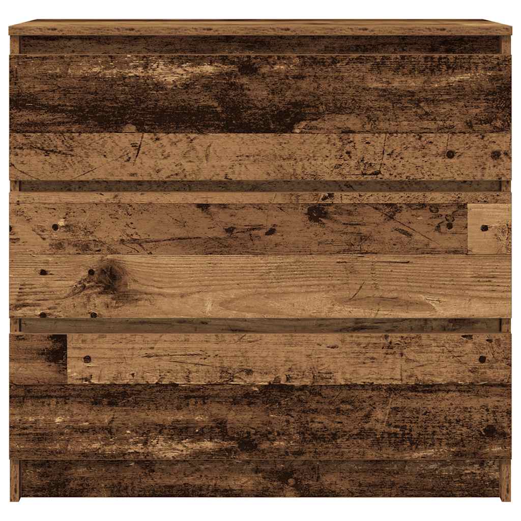 Komoda staro drvo 80x35x76 cm od konstruiranog drva