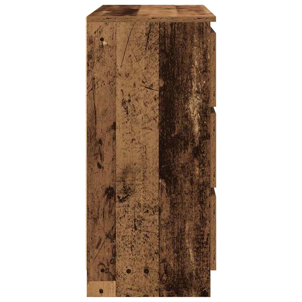 Komoda staro drvo 80x35x76 cm od konstruiranog drva