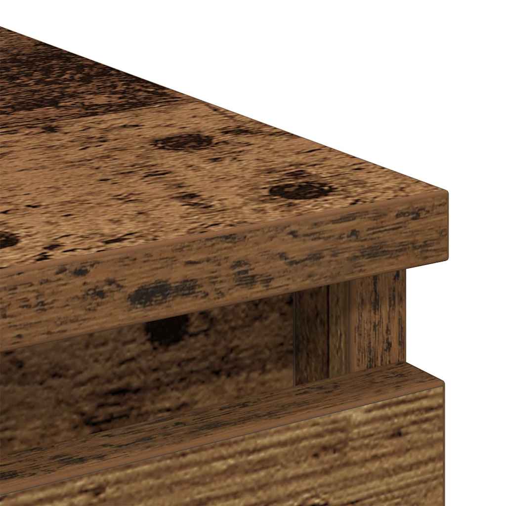 Komoda staro drvo 80x35x76 cm od konstruiranog drva