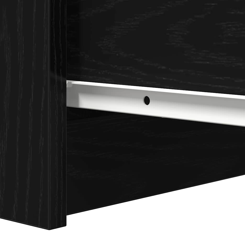 Komoda crni hrast 37,5x35x76 cm konstruirano drvo