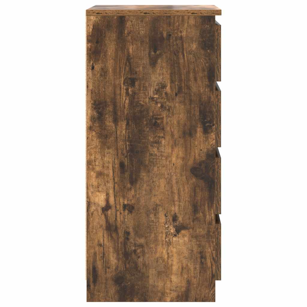 Komoda boja dimljenog hrasta 37,5x35x76 cm konstruirano drvo