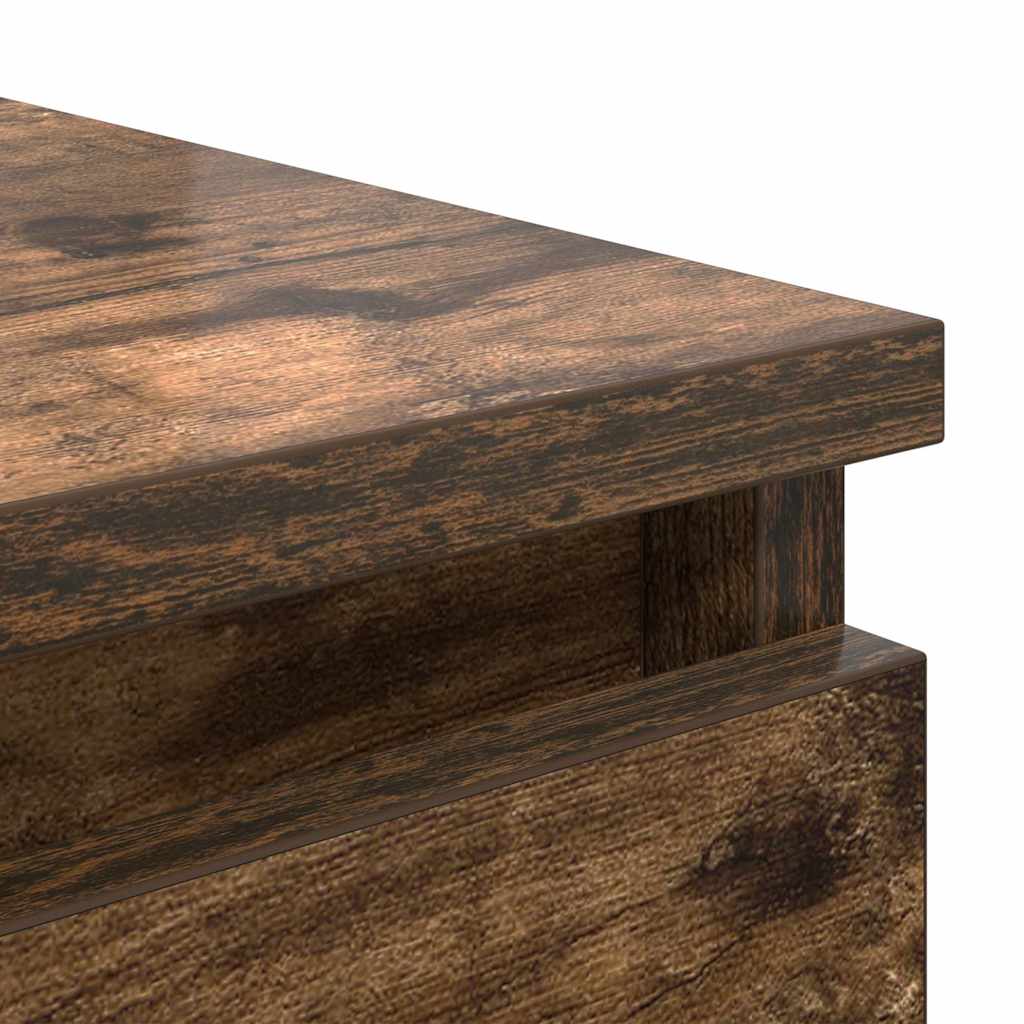 Komoda boja dimljenog hrasta 37,5x35x76 cm konstruirano drvo