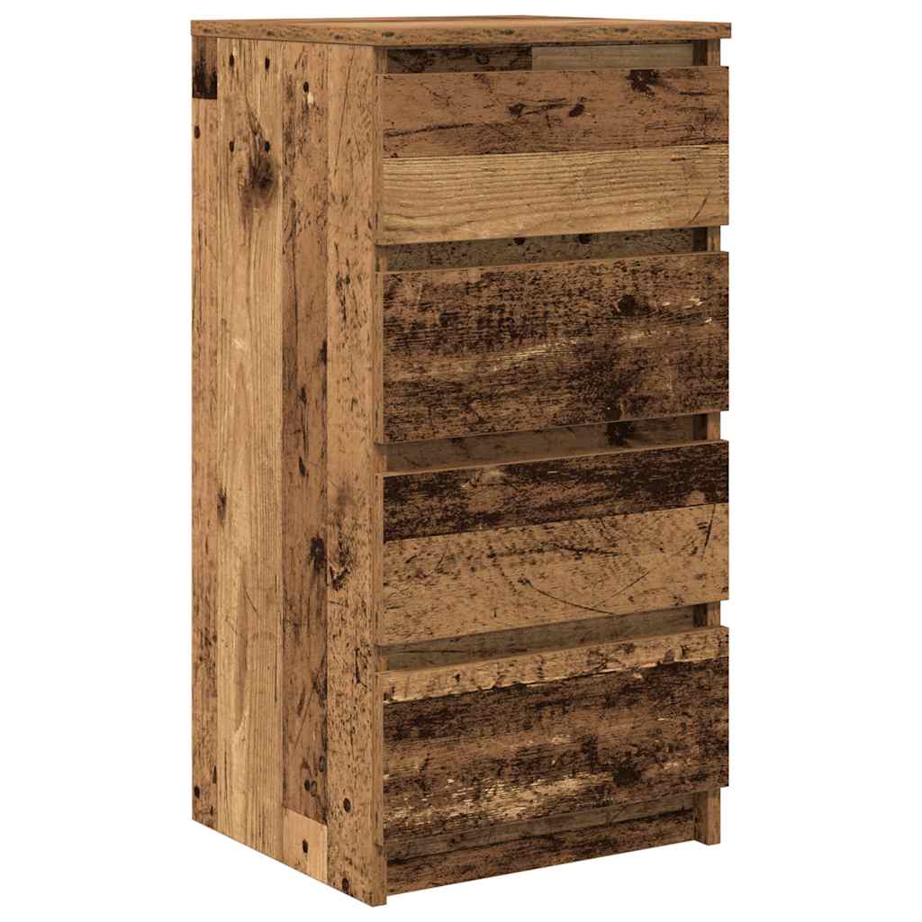 Komoda staro drvo 37,5x35x76 cm od konstruiranog drva