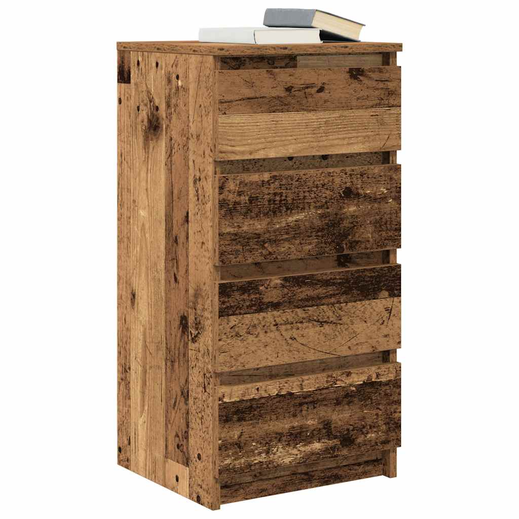 Komoda staro drvo 37,5x35x76 cm od konstruiranog drva