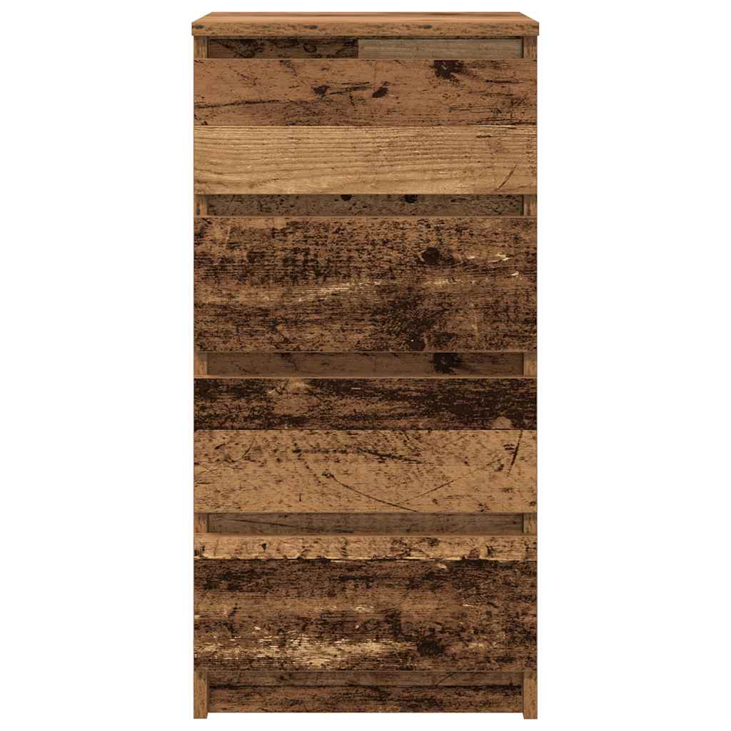 Komoda staro drvo 37,5x35x76 cm od konstruiranog drva