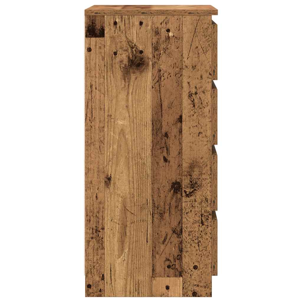 Komoda staro drvo 37,5x35x76 cm od konstruiranog drva
