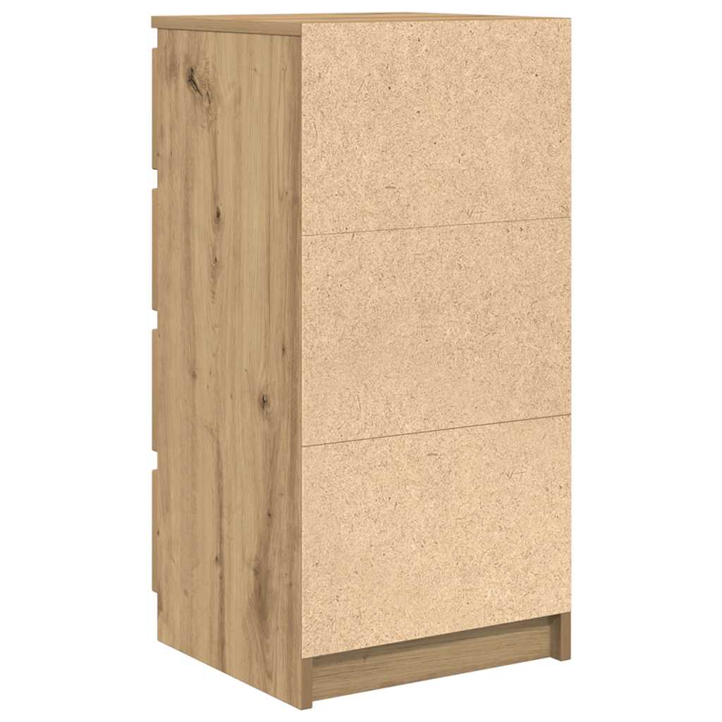 Komoda artisan hrast 37,5x35x76 cm konstruiranog drva