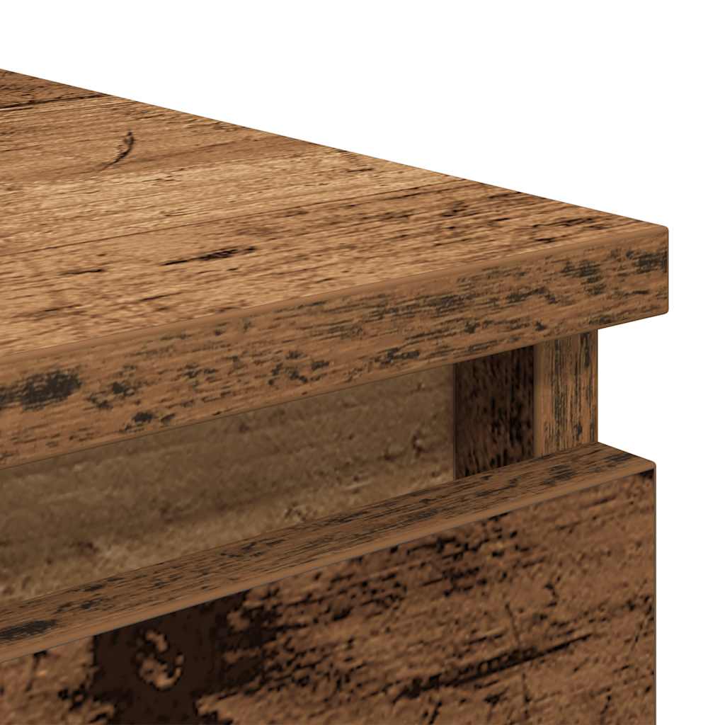 Komoda s ladicama staro drvo 37,5x35x99 cm konstruirano drvo