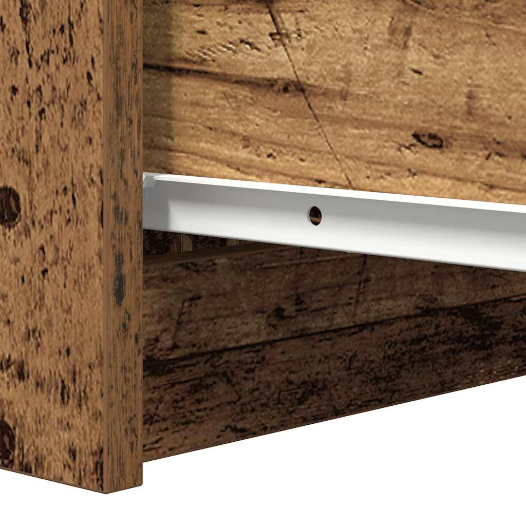 Komoda s ladicama staro drvo 37,5x35x99 cm konstruirano drvo