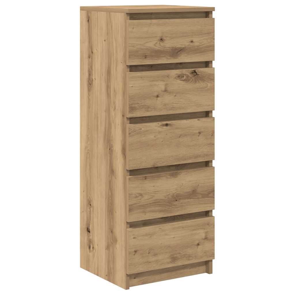 Komoda s ladicama Artisan hrast 37,5x35x99 cm izrađeno drvo