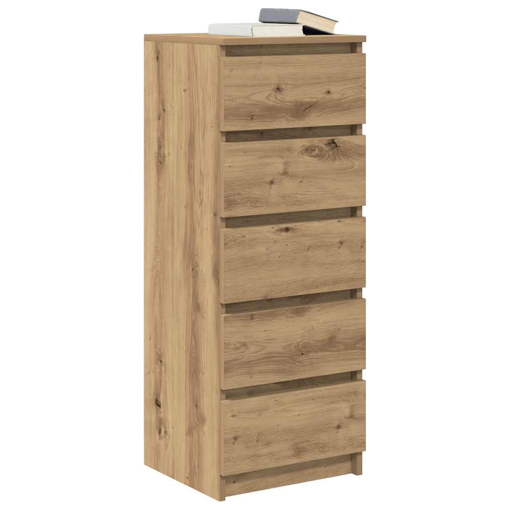 Komoda s ladicama Artisan hrast 37,5x35x99 cm izrađeno drvo