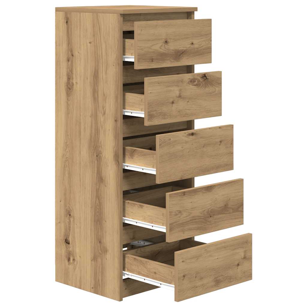 Komoda s ladicama Artisan hrast 37,5x35x99 cm izrađeno drvo