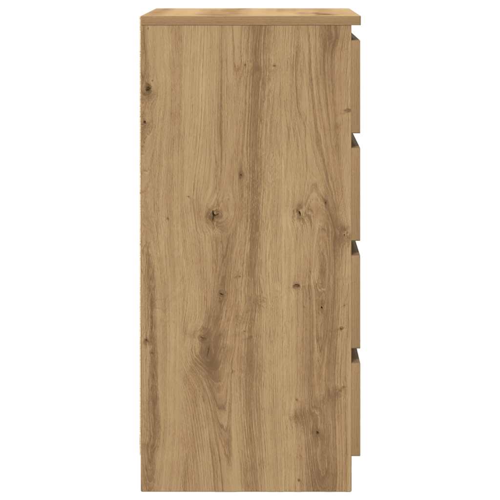 Komoda s ladicama Artisan hrast 37,5x35x99 cm izrađeno drvo