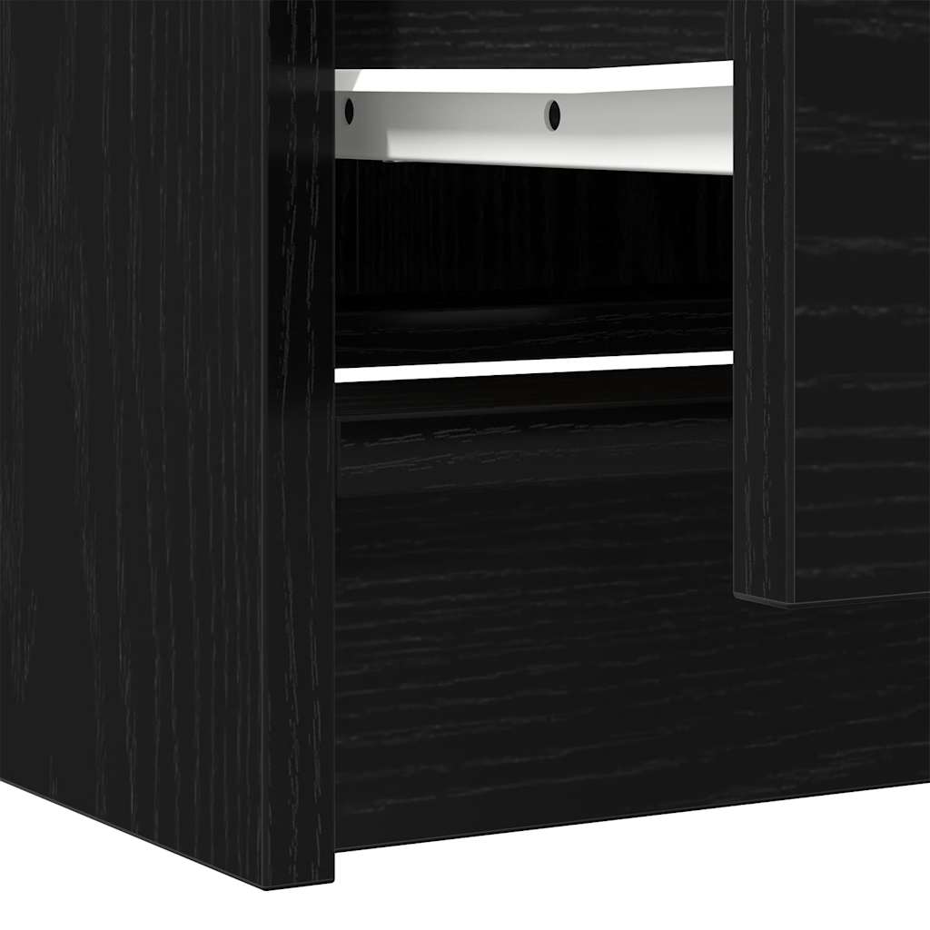 TV ormarić crni 40x35x54 cm inženjerski drvo