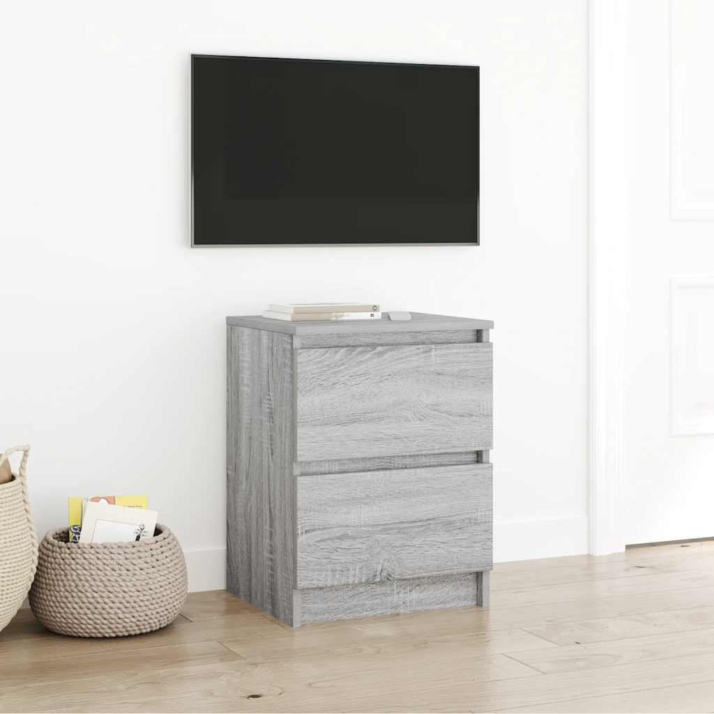 TV ormarić sivi sonoma 40x35x54 cm inženjerski drvo