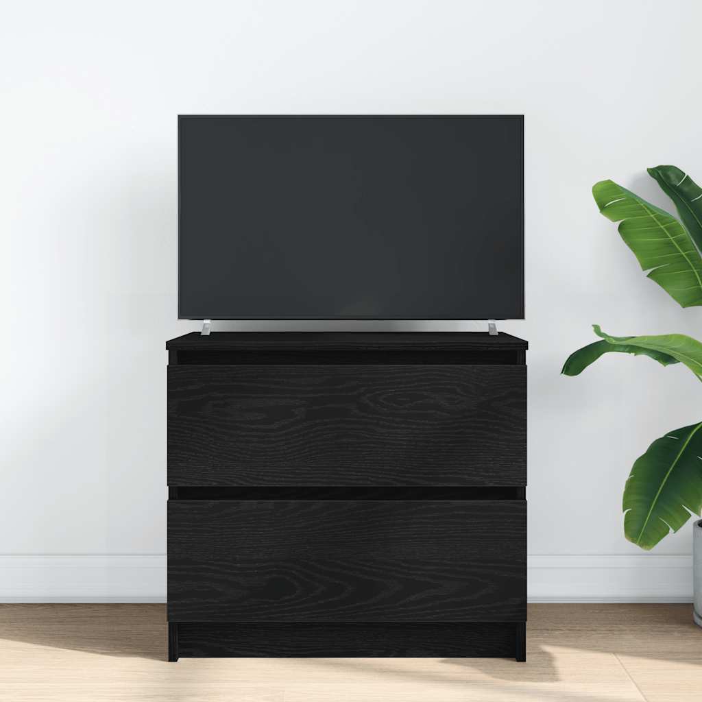 TV ormarić crni 60x35x54 cm od konstruiranog drva
