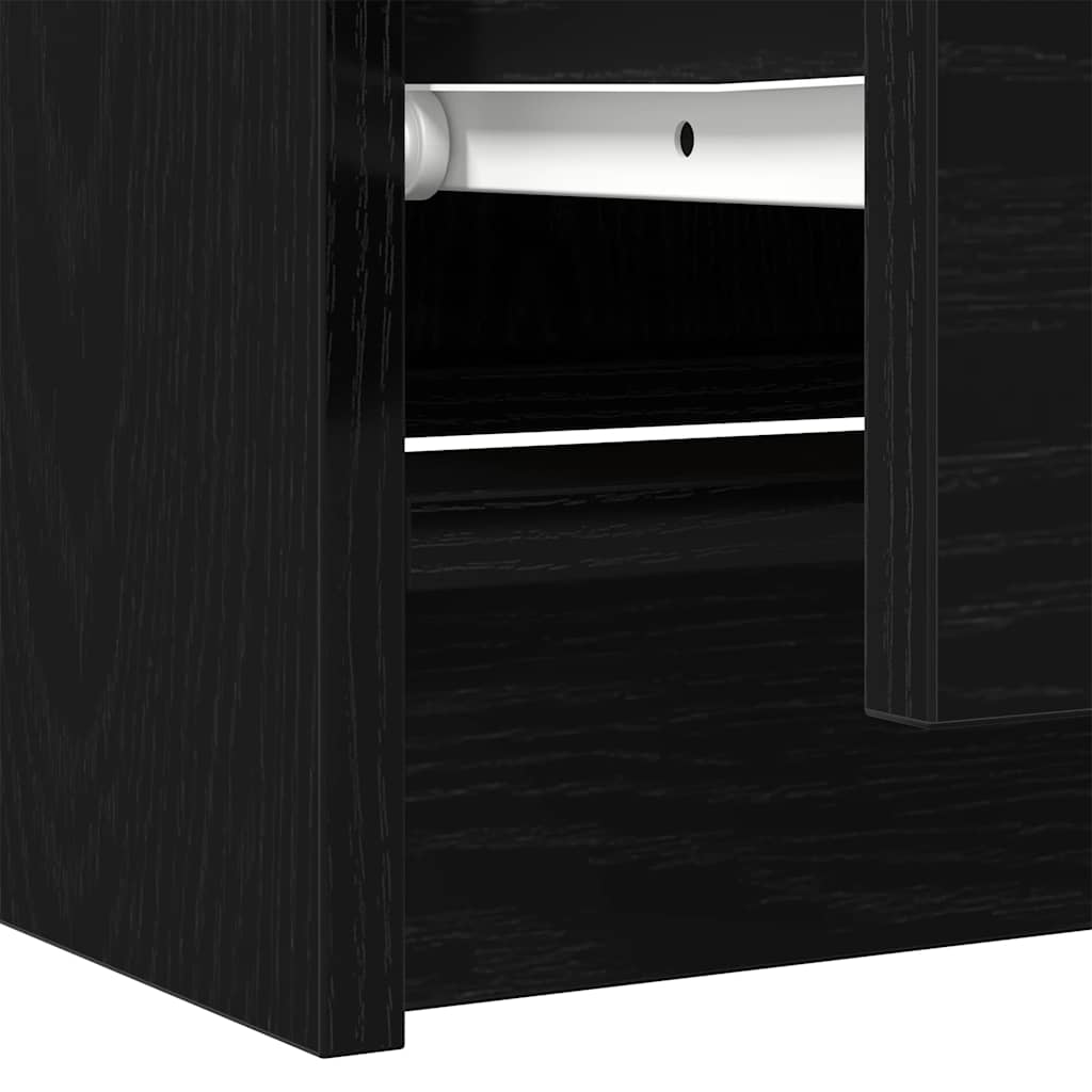 TV ormarić crni 60x35x54 cm od konstruiranog drva