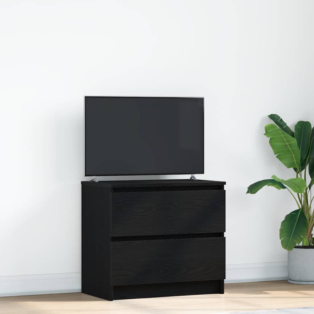 TV ormarić crni 60x35x54 cm od konstruiranog drva