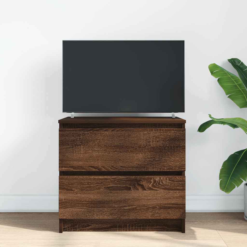 TV ormarić smeđa boja hrasta 60x35x54 cm konstruirano drvo