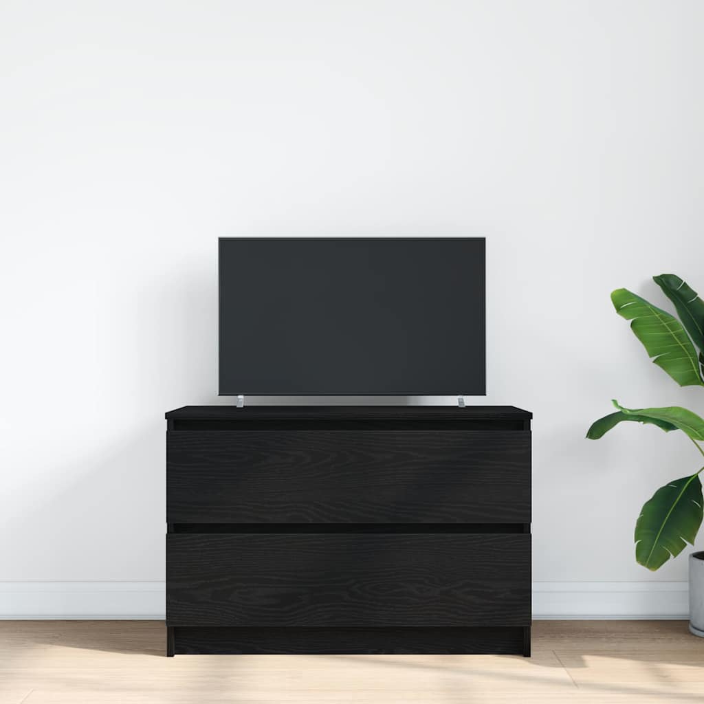 TV ormarić crni 80x35x54 cm izrađeno drvo