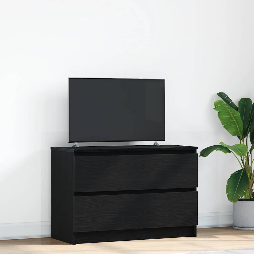 TV ormarić crni 80x35x54 cm izrađeno drvo