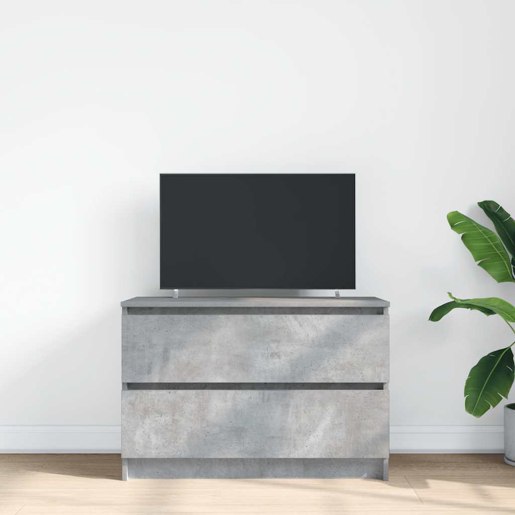 TV ormarić beton sivi 80x35x54 cm konstruirano drvo