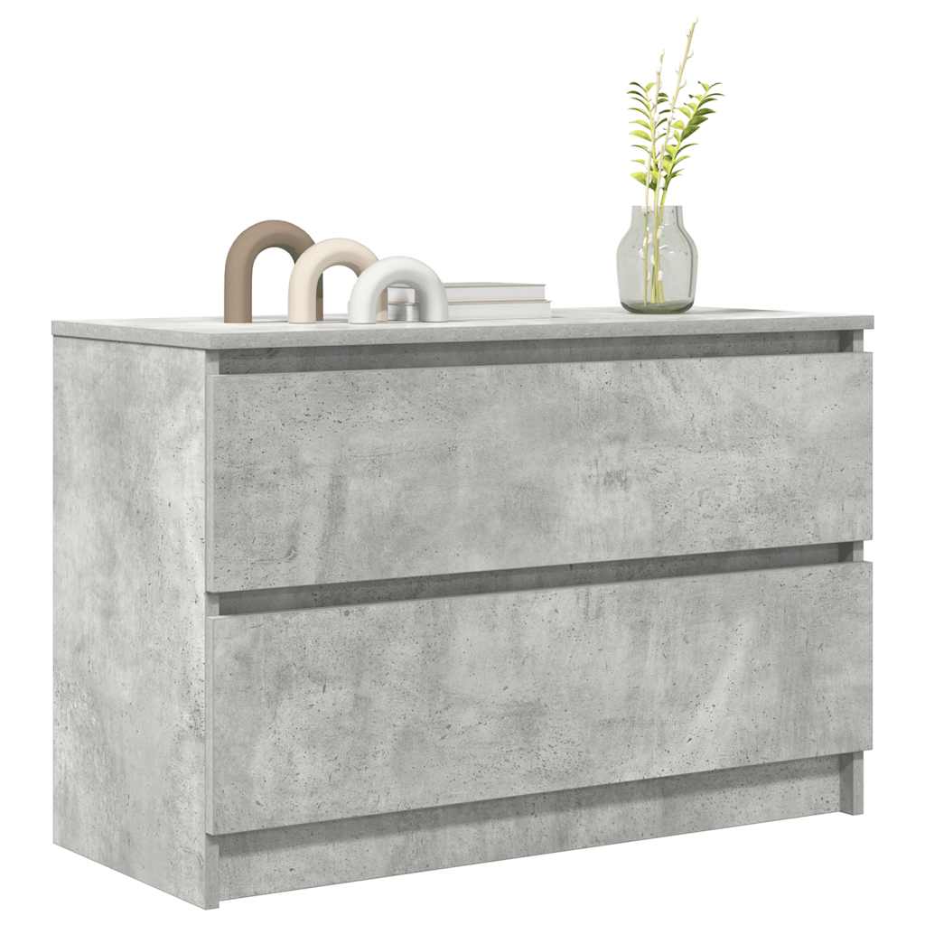 TV ormarić beton sivi 80x35x54 cm konstruirano drvo