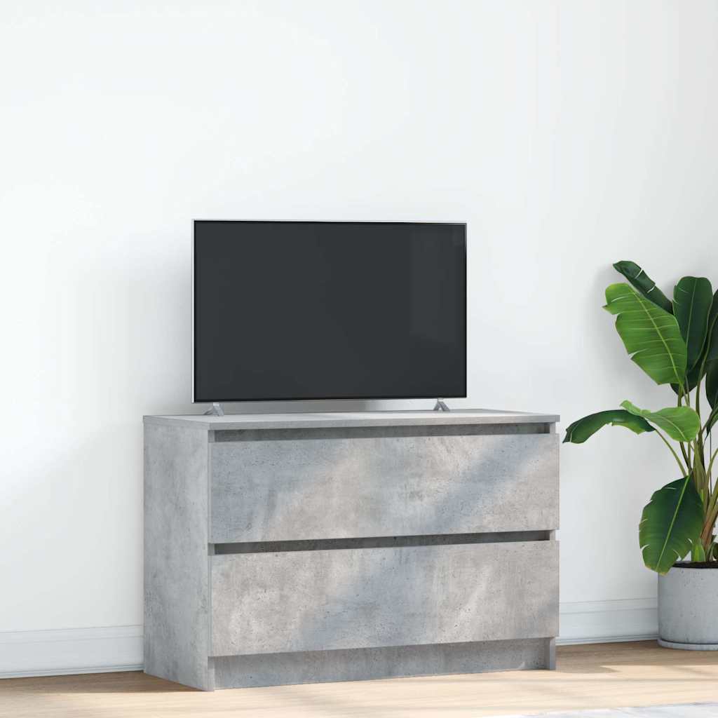TV ormarić beton sivi 80x35x54 cm konstruirano drvo