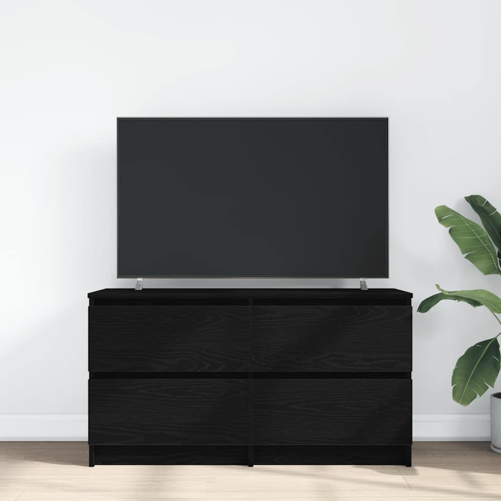 TV ormarić crni 100x35x54 cm od konstruiranog drva