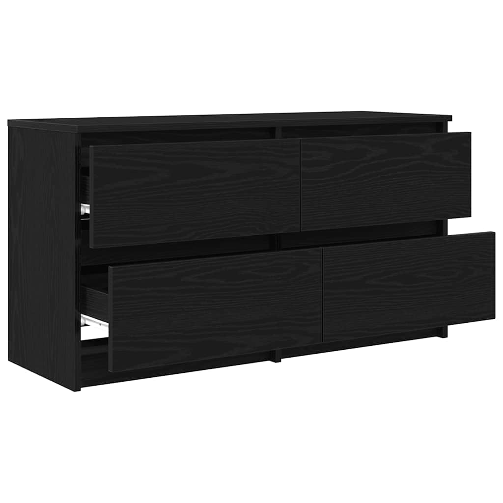 TV ormarić crni 100x35x54 cm od konstruiranog drva