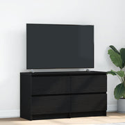 TV ormarić crni 100x35x54 cm od konstruiranog drva