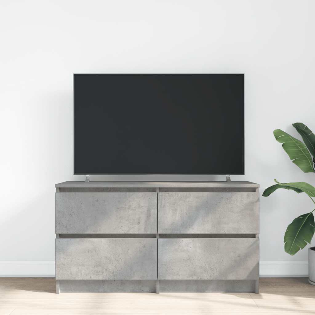 TV ormarić boja betona 100x35x54 cm od konstruiranog drva