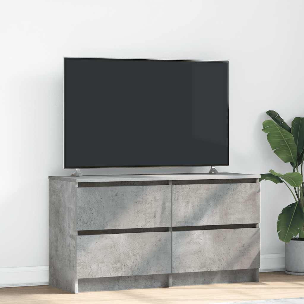TV ormarić boja betona 100x35x54 cm od konstruiranog drva