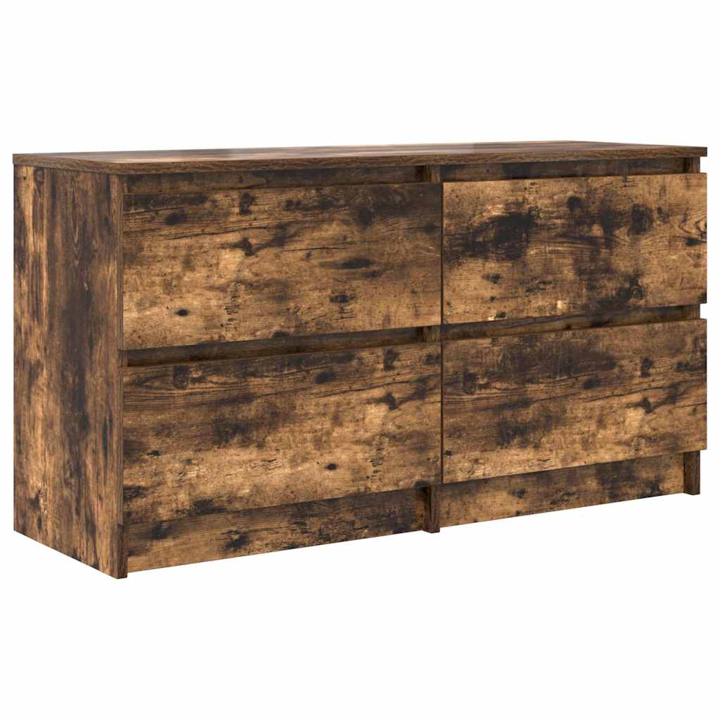 TV ormarić boja dimljenog hrasta 100x35x54 cm konstruirano drvo