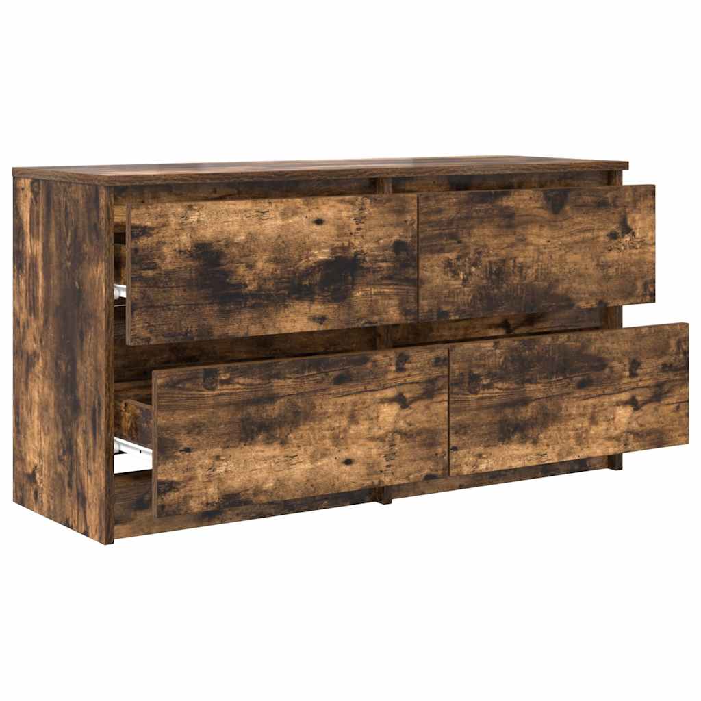 TV ormarić boja dimljenog hrasta 100x35x54 cm konstruirano drvo