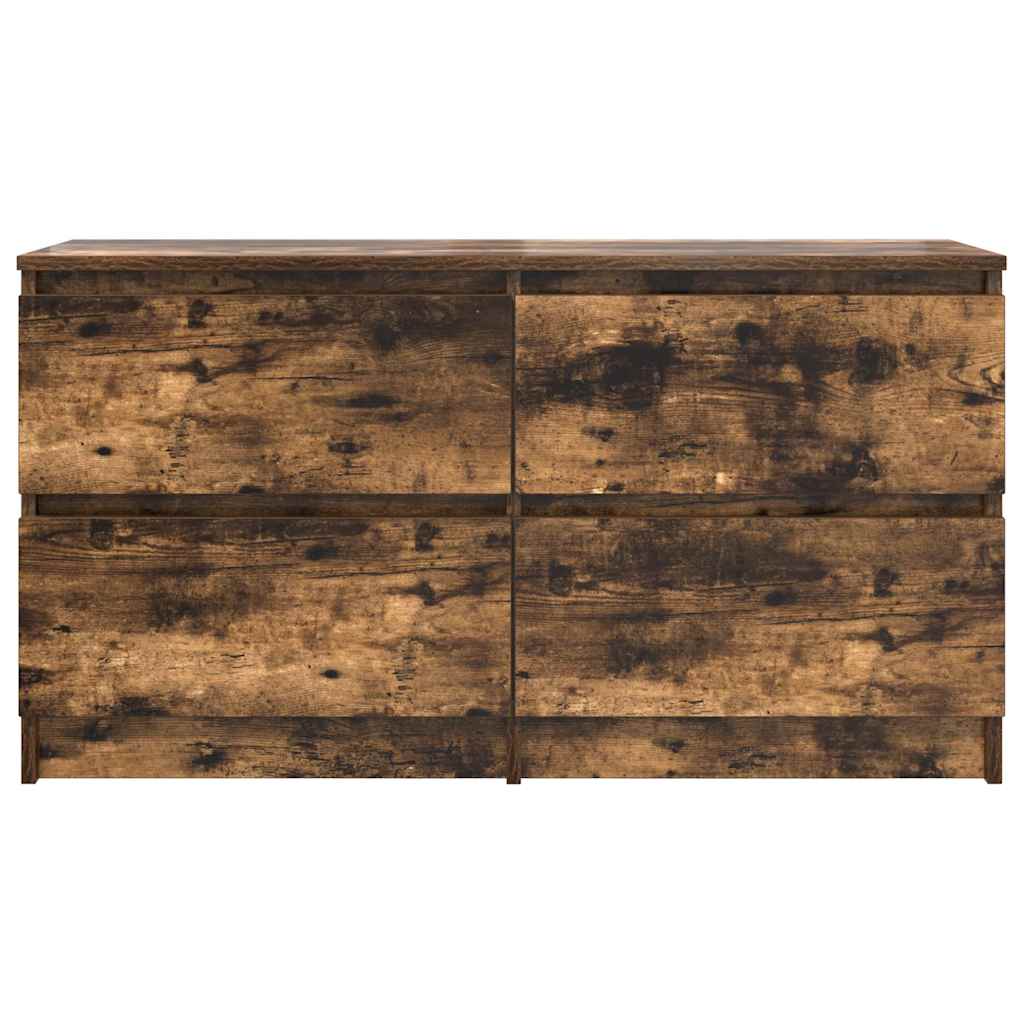 TV ormarić boja dimljenog hrasta 100x35x54 cm konstruirano drvo