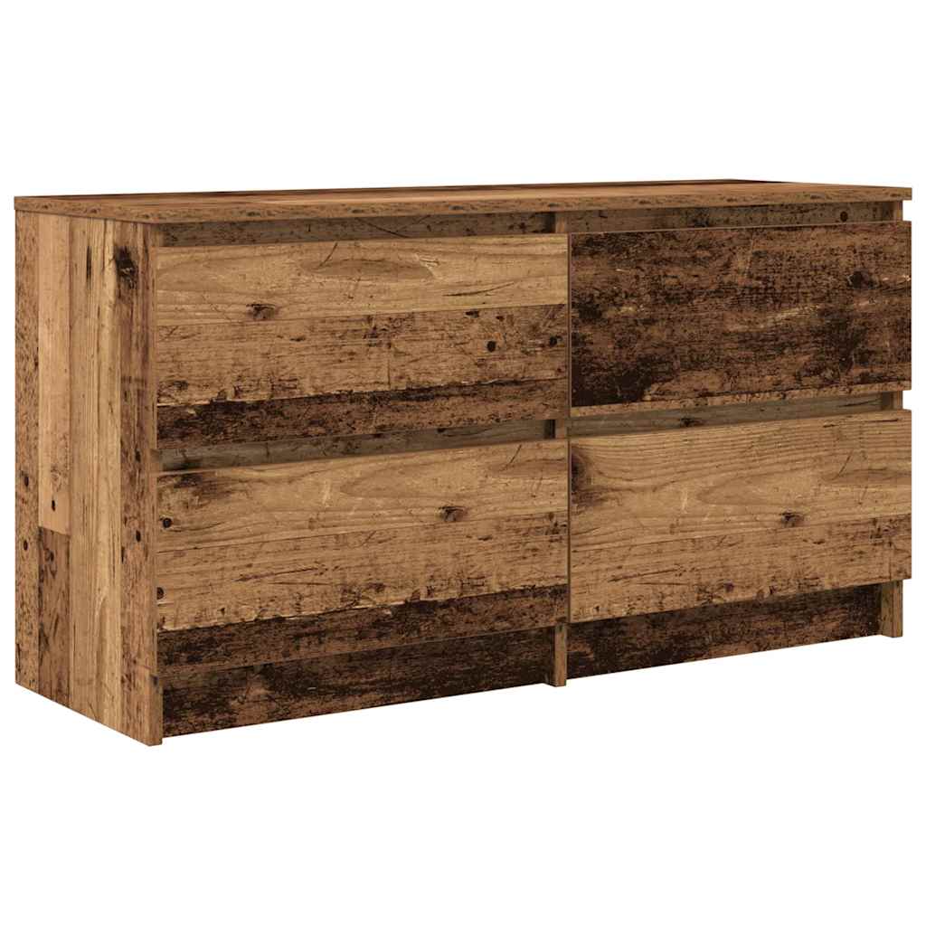 TV ormarić boja starog drva 100x35x54 cm konstruirano drvo