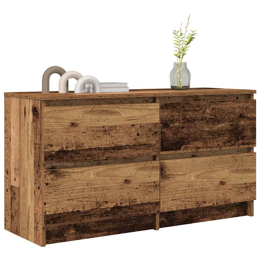 TV ormarić boja starog drva 100x35x54 cm konstruirano drvo