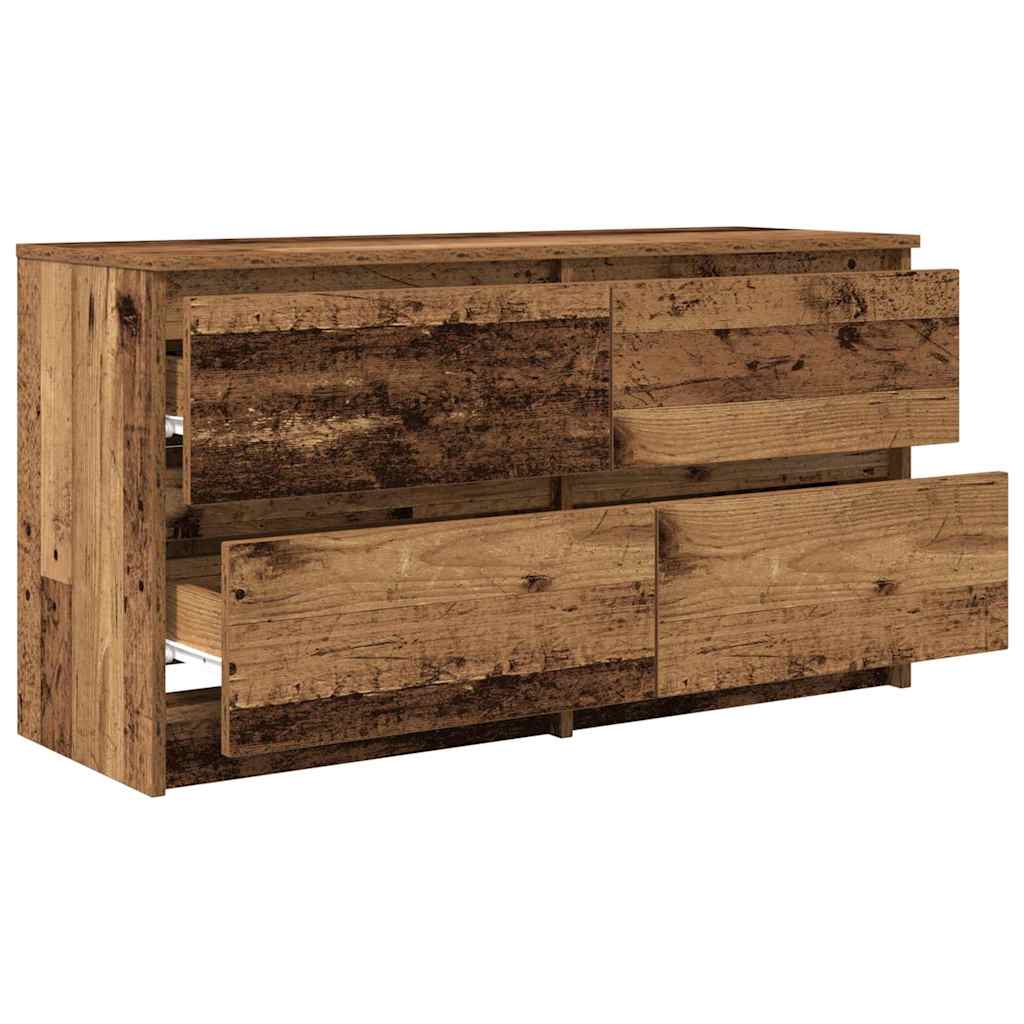 TV ormarić boja starog drva 100x35x54 cm konstruirano drvo