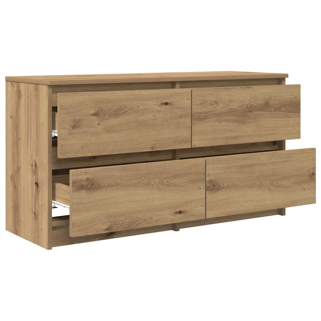 TV ormarić boja artisian hrast 100x35x54 cm konstruirano drvo