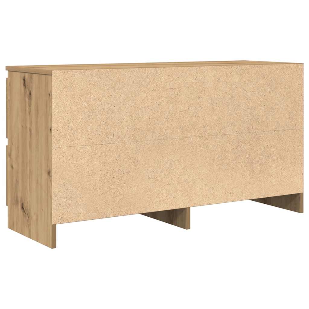TV ormarić boja artisian hrast 100x35x54 cm konstruirano drvo