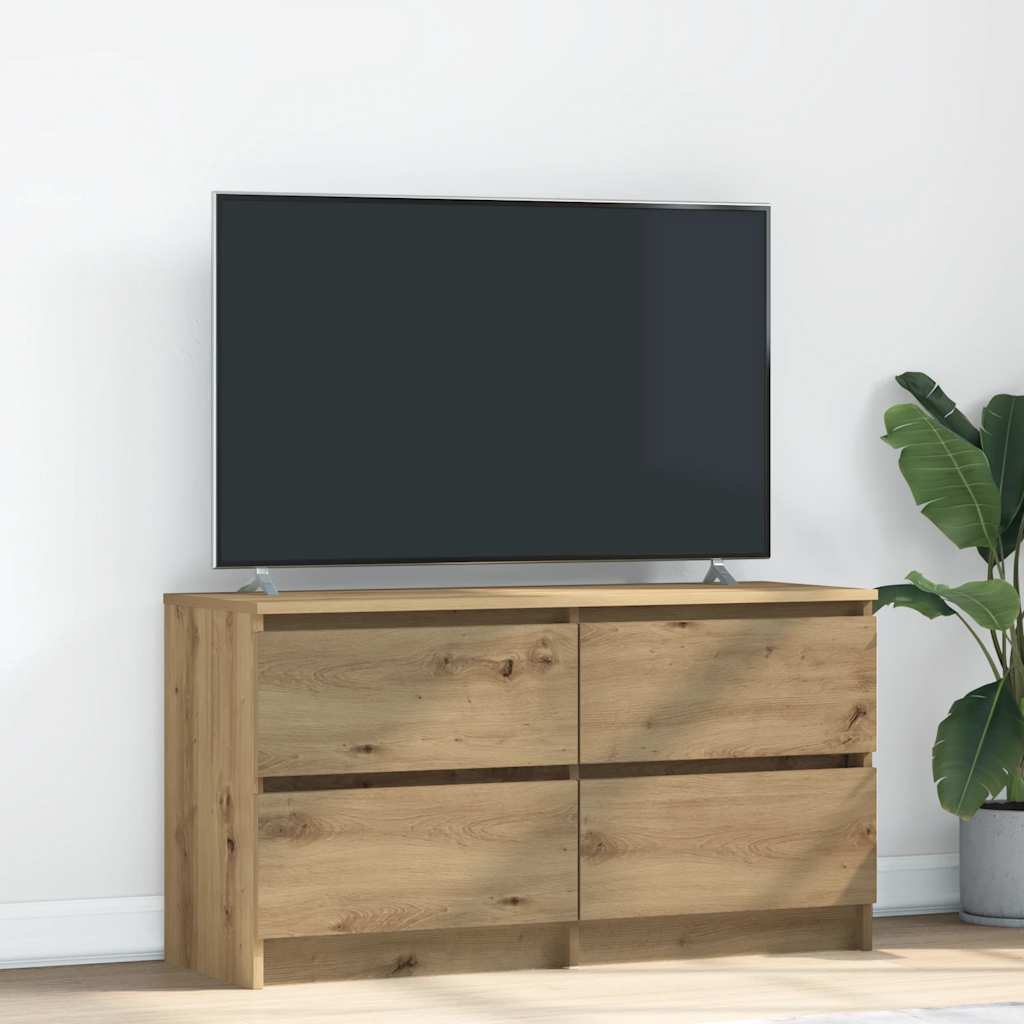 TV ormarić boja artisian hrast 100x35x54 cm konstruirano drvo