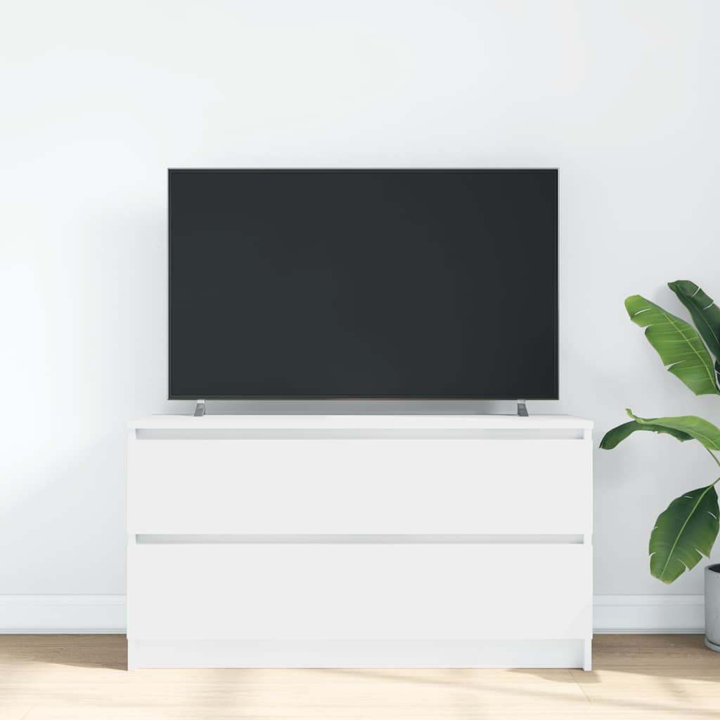 TV ormarić bijeli 100x35x54 cm od konstruiranog drva