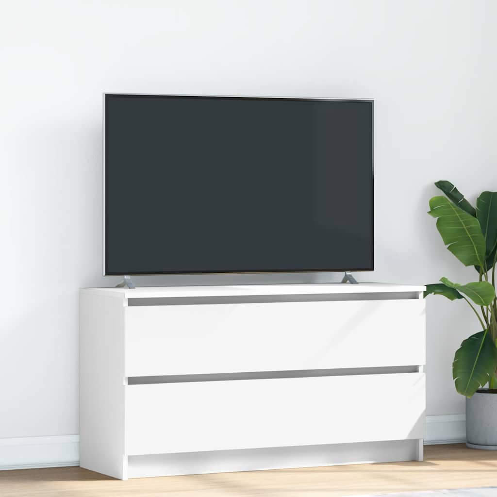 TV ormarić bijeli 100x35x54 cm od konstruiranog drva