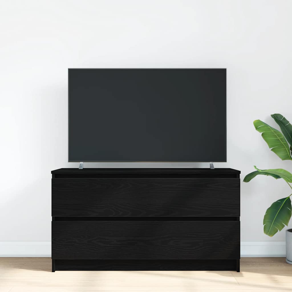 TV ormarić crni 100x35x54 cm od konstruiranog drva