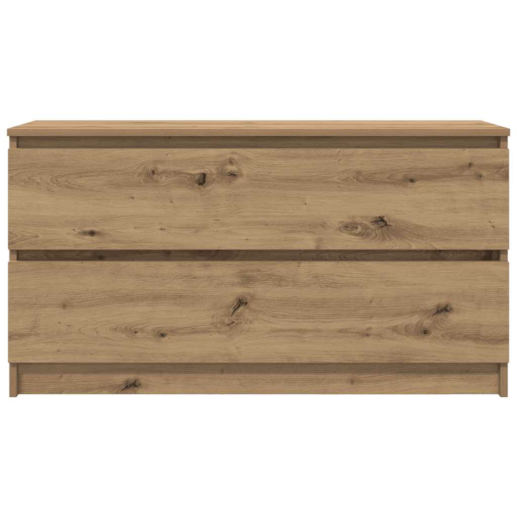 TV ormarić boja artisian hrast 100x35x54 cm konstruirano drvo