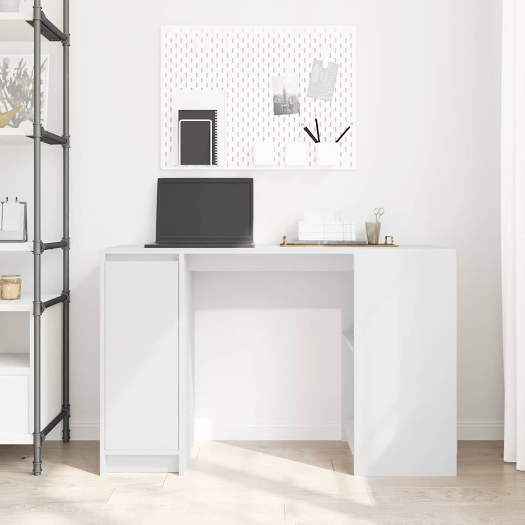 Stol Bijeli 120x42x76 cm Konstruirano drvo