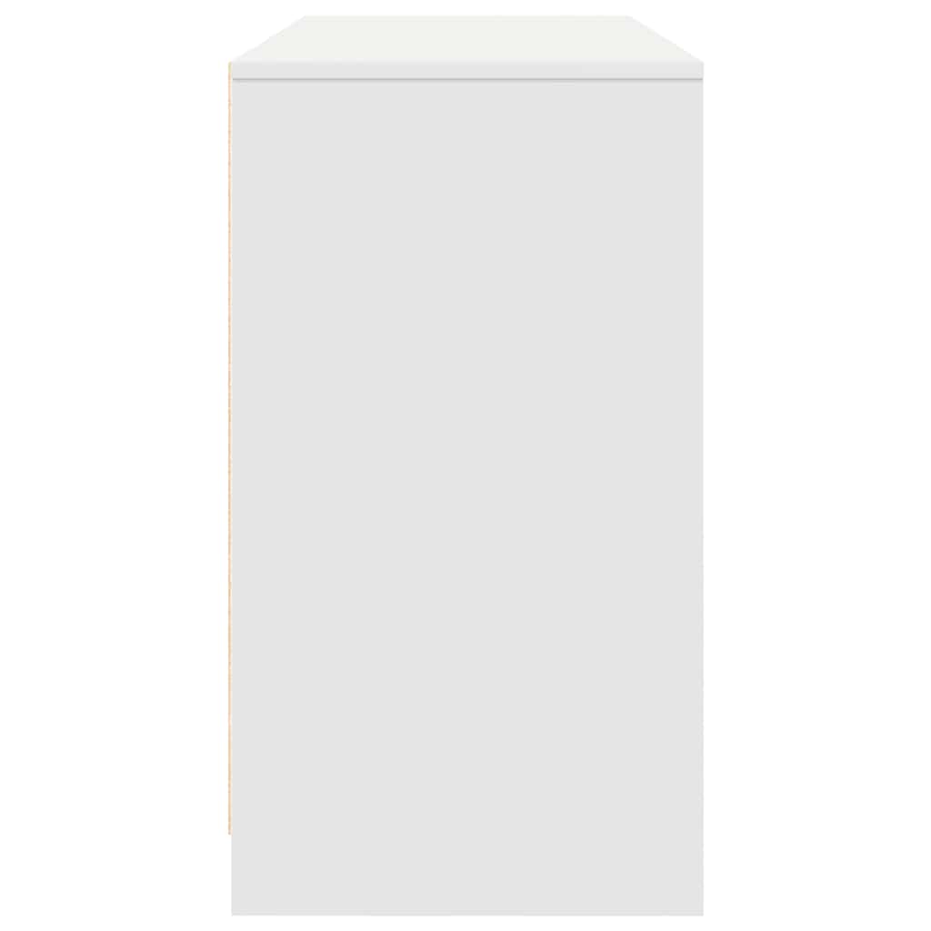 Stol Bijeli 120x42x76 cm Konstruirano drvo