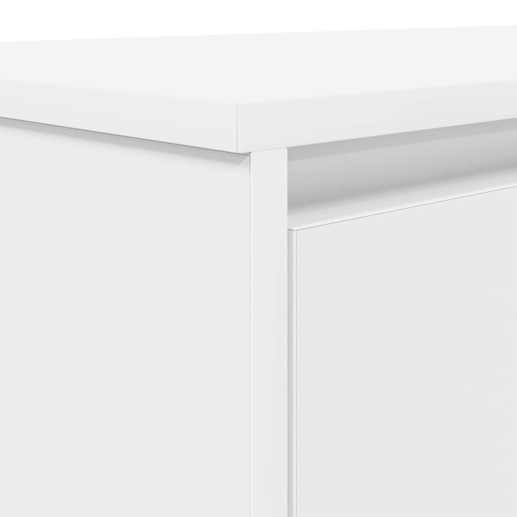 Stol Bijeli 120x42x76 cm Konstruirano drvo