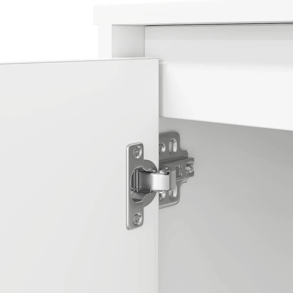 Stol Bijeli 120x42x76 cm Konstruirano drvo